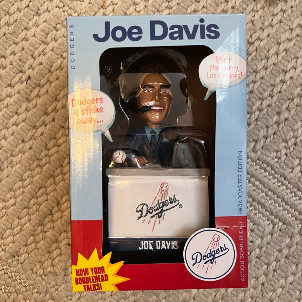 Dodgers Joe Davis Bobble Head